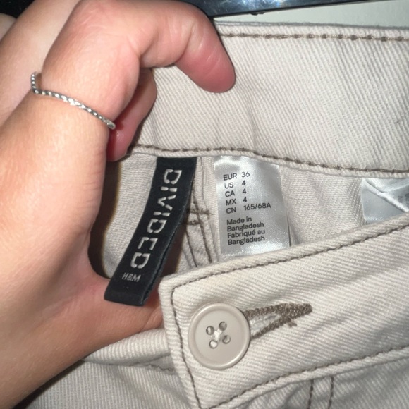 beige bag cargo pants - H&M - Picture 6 of 7